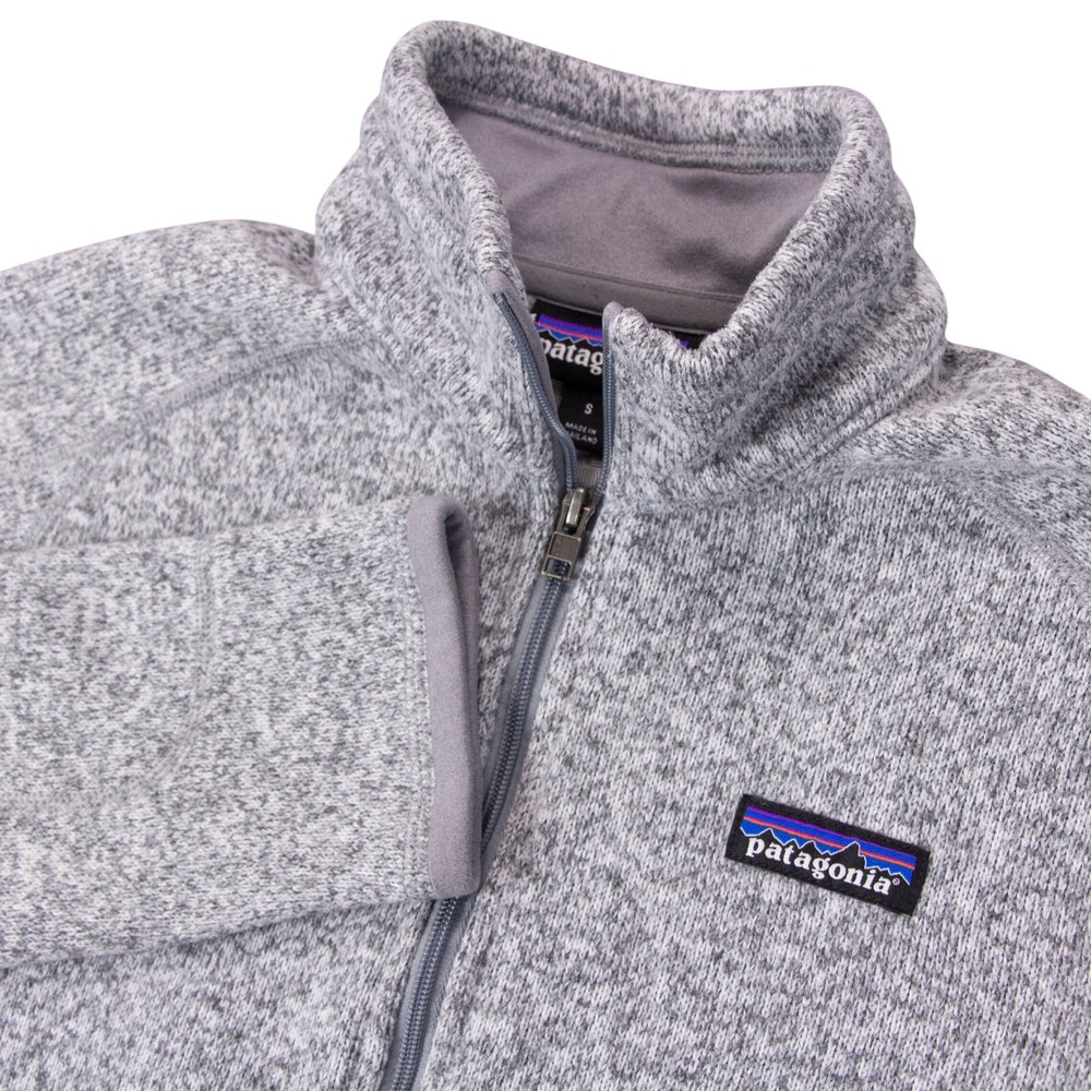Patagonia Better Sweater Womens S‎ 1/4 Zip Fleece Pullover Gray STY25617